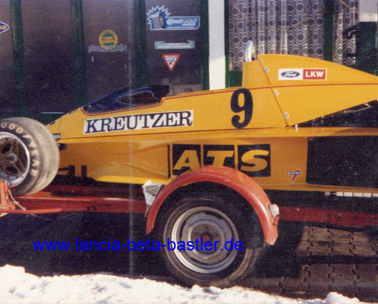 ATS Formel 1 Wagen 1979 März mit Kreutzer Schriftzug ATS Formel 1 Wagen 1979 März mit Kreutzer Schriftzug