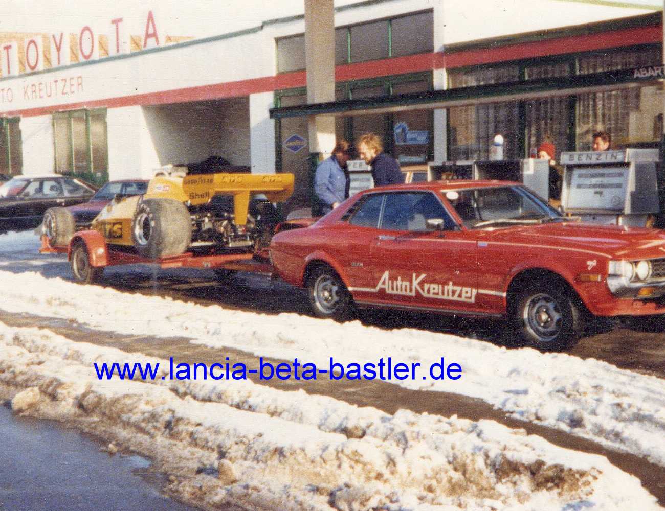 ATS Formel 1 Wagen mit Hannes Blaufuss ATS Formel 1 Wagen mit Hannes Blaufuss