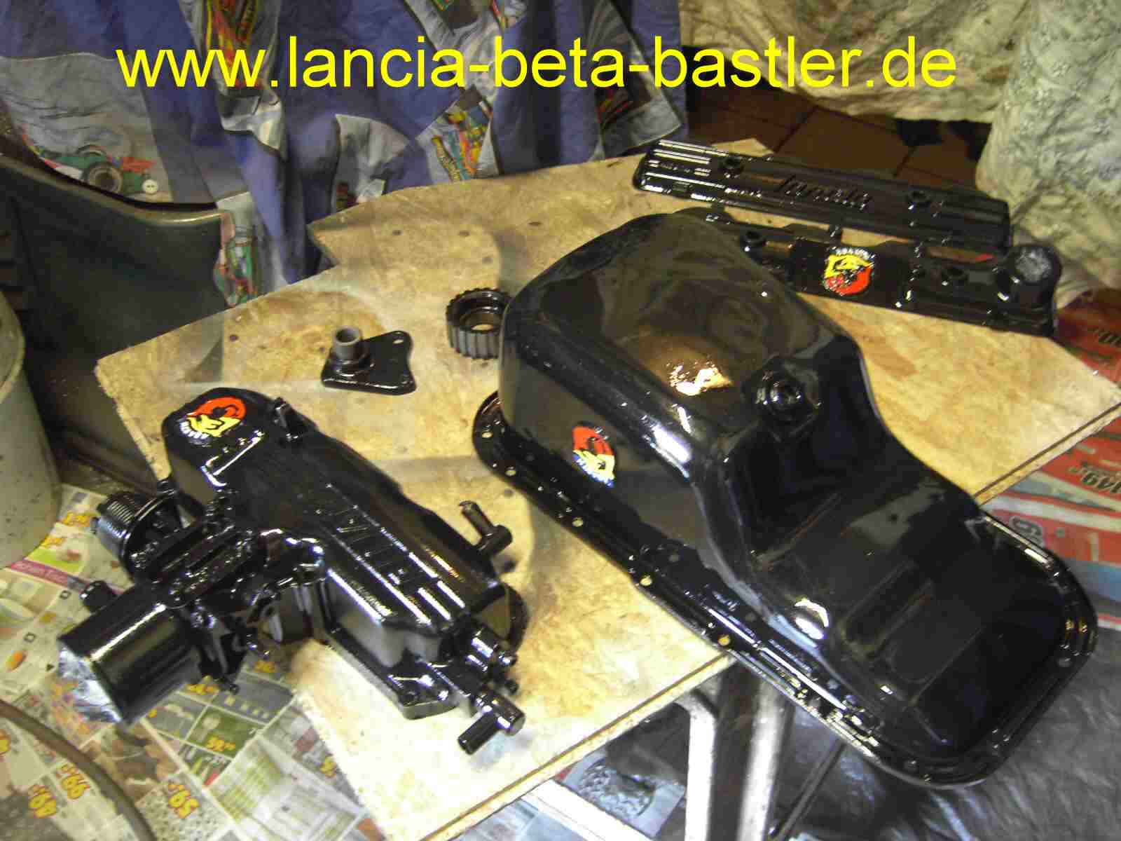 Abarth Ölwanne Ansaugbrücke Ventildeckel Abarth Ölwanne Ansaugbrücke Ventildeckel