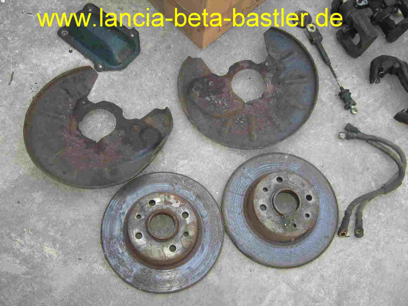 Bremsensortiment Lancia Beta hinten Bremsensortiment Lancia Beta hinten