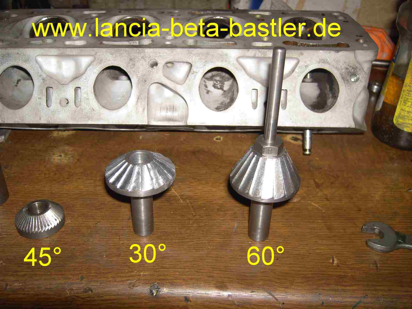 Drei Ventilsitzfräser Drei Ventilsitzfräser