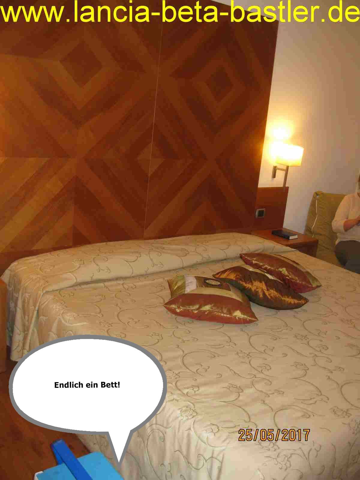 Endlich ein Bett Endlich ein Bett