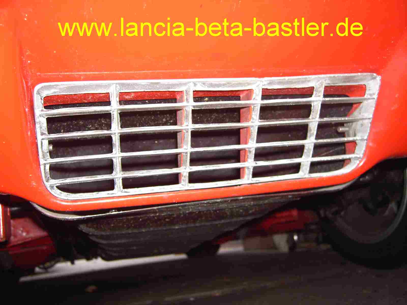 Haifischmaul Lancia Montecarlo eingebaut Haifischmaul Lancia Montecarlo eingebaut
