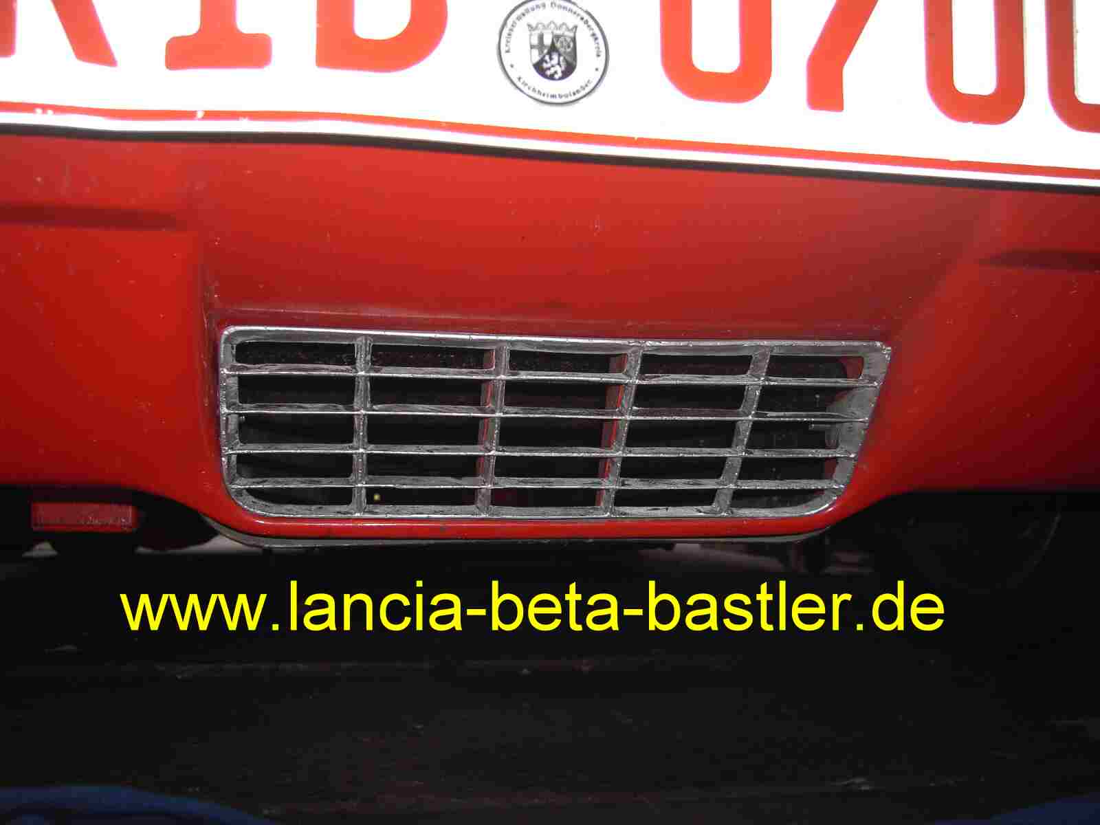 Haifischmaul Lancia Montecarlo eingebaut2 Haifischmaul Lancia Montecarlo eingebaut2