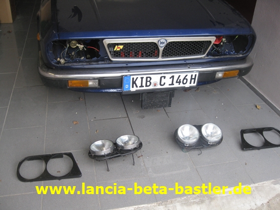 SCHEINWERFER VORNE RECHTS LANCIA BETA COUPE SPIDER CARELLO 03.204