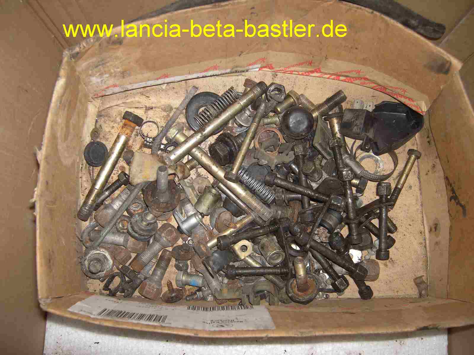 Kisteninhalt Lancia Beta Kisteninhalt Lancia Beta