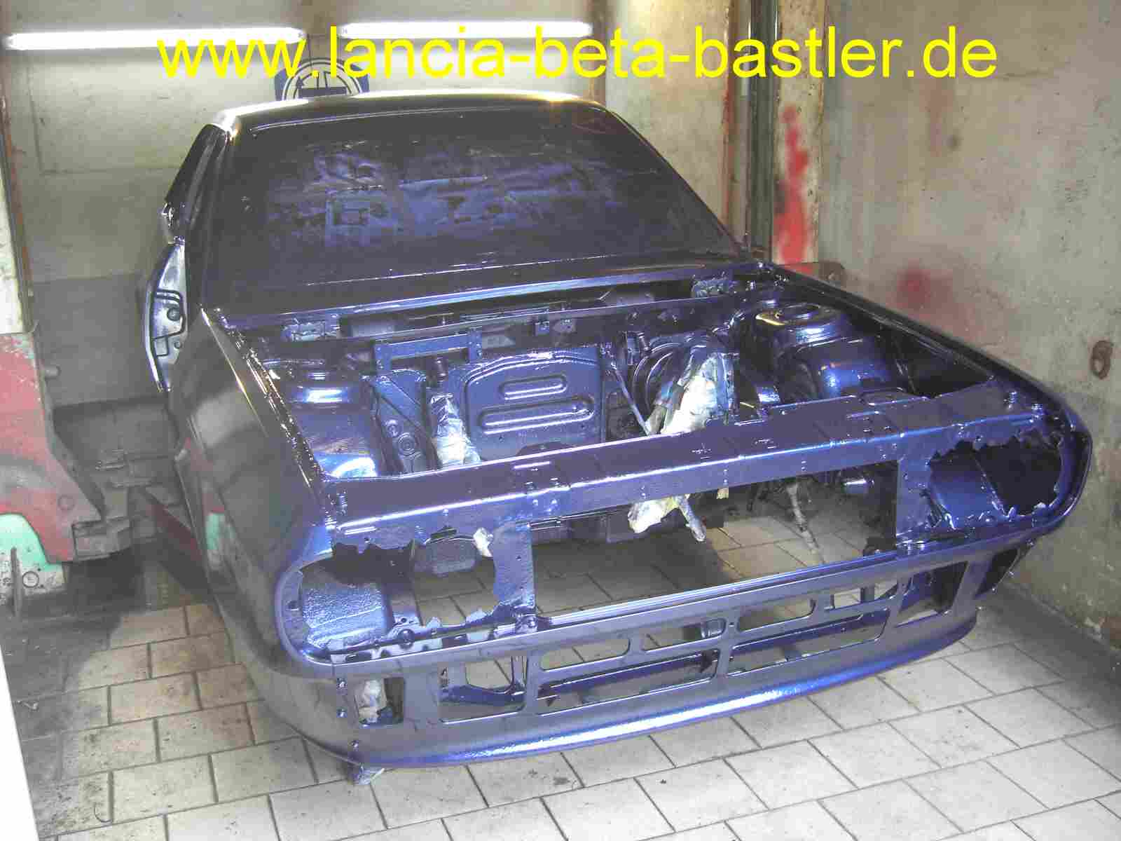 Lancia Beta Coupe blau lackiert