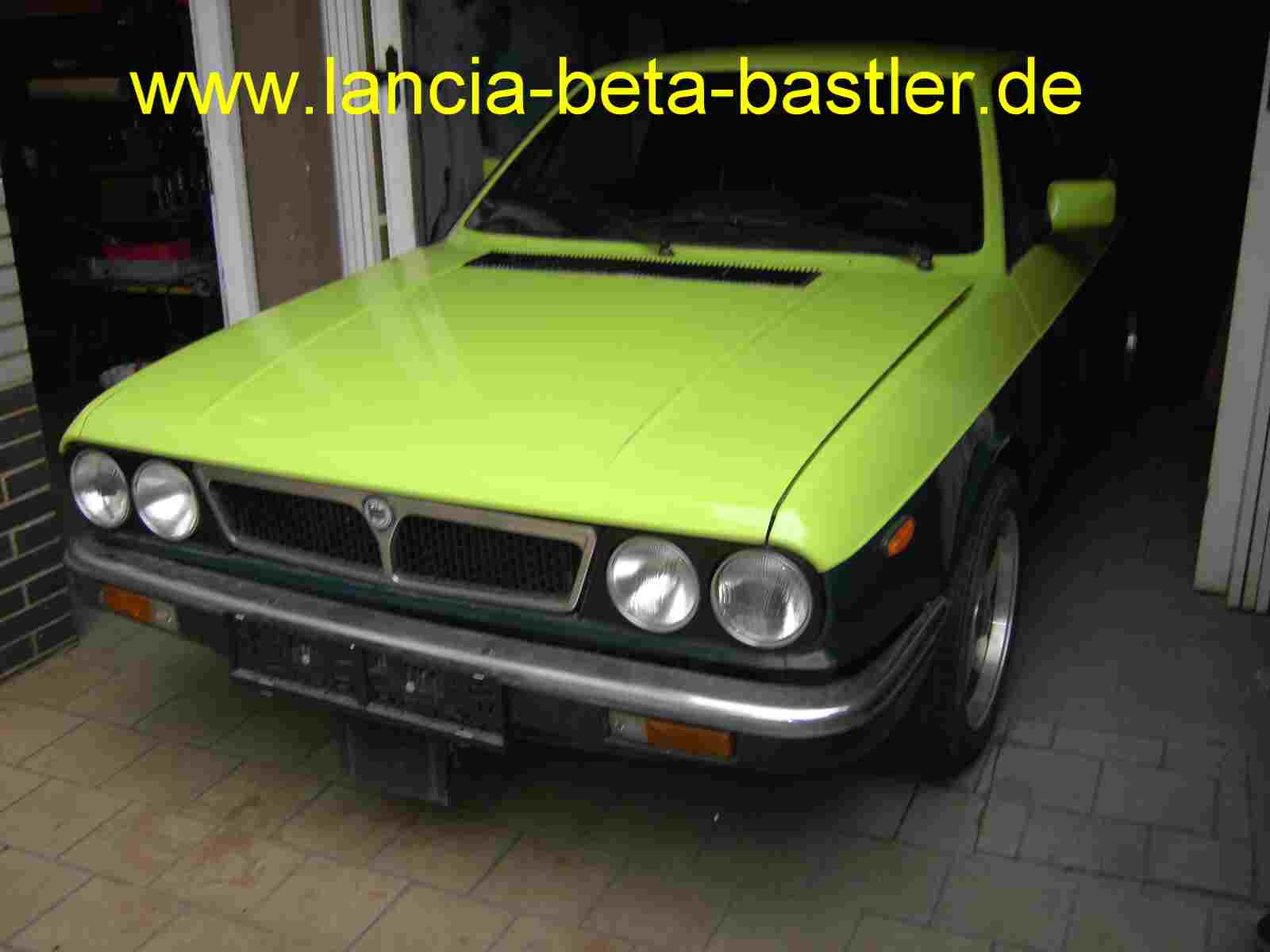 Lancia Beta Coupe in Garage Lancia Beta Coupe in Garage