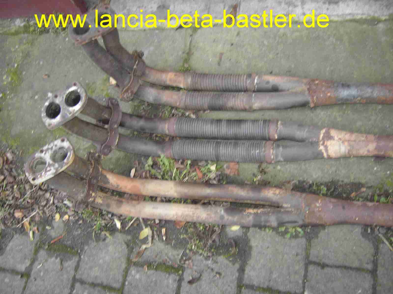 Lancia Beta Flexrohr Flammenrohr Lancia Beta Flexrohr Flammenrohr