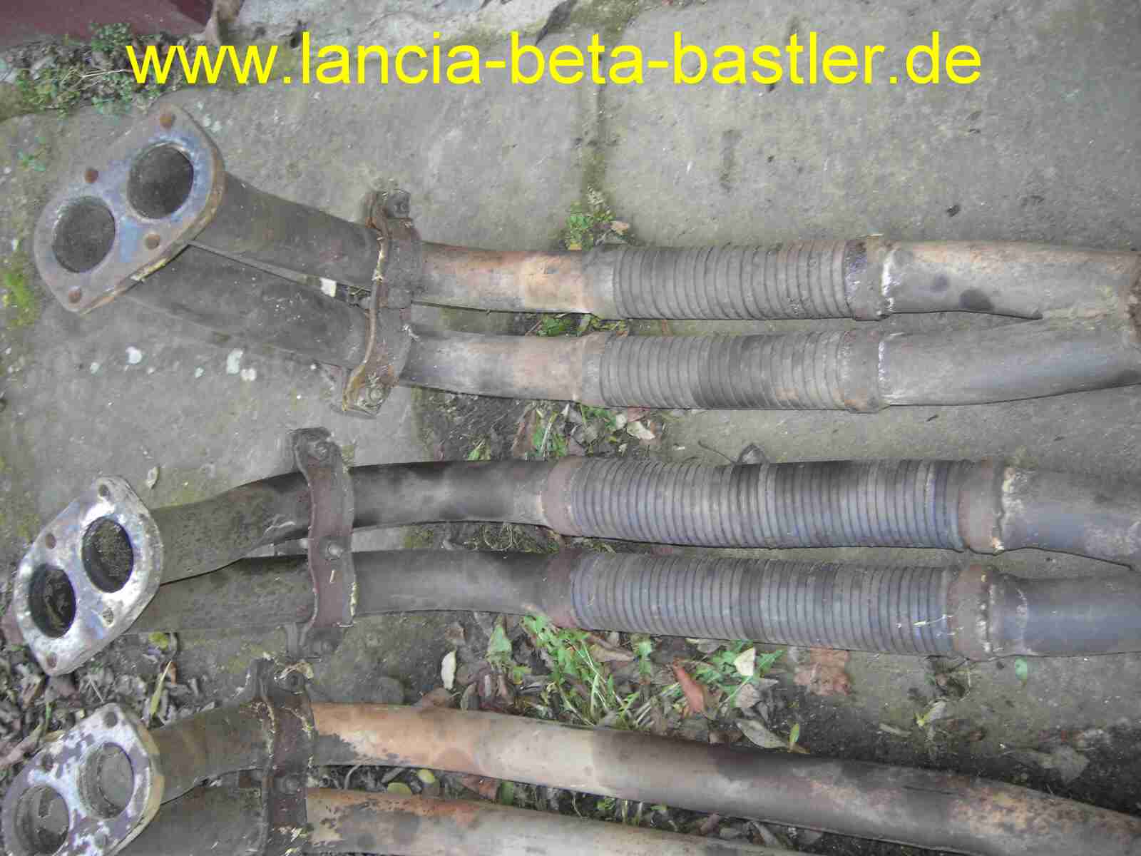 Lancia Beta Flexrohr Flammenrohr 2 Lancia Beta Flexrohr Flammenrohr 2