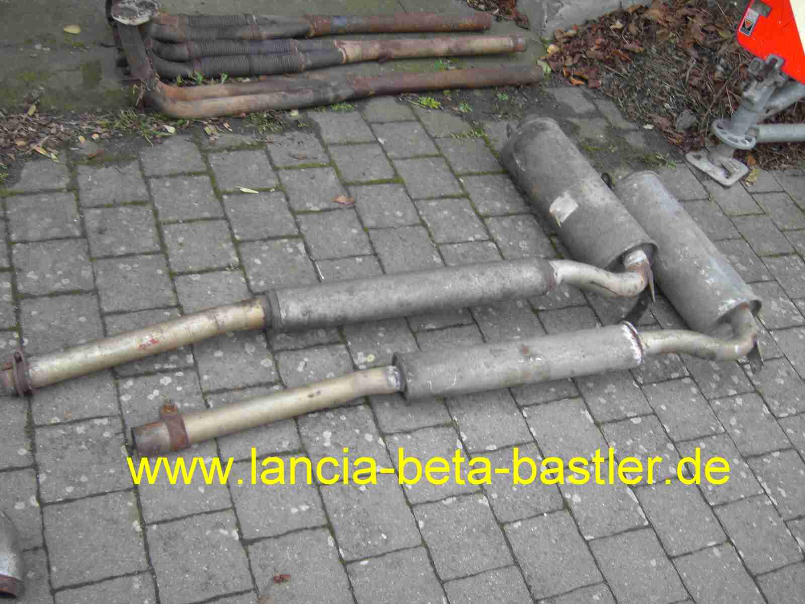 Lancia Beta Mitteltopf Auspuff Lancia Beta Mitteltopf Auspuff