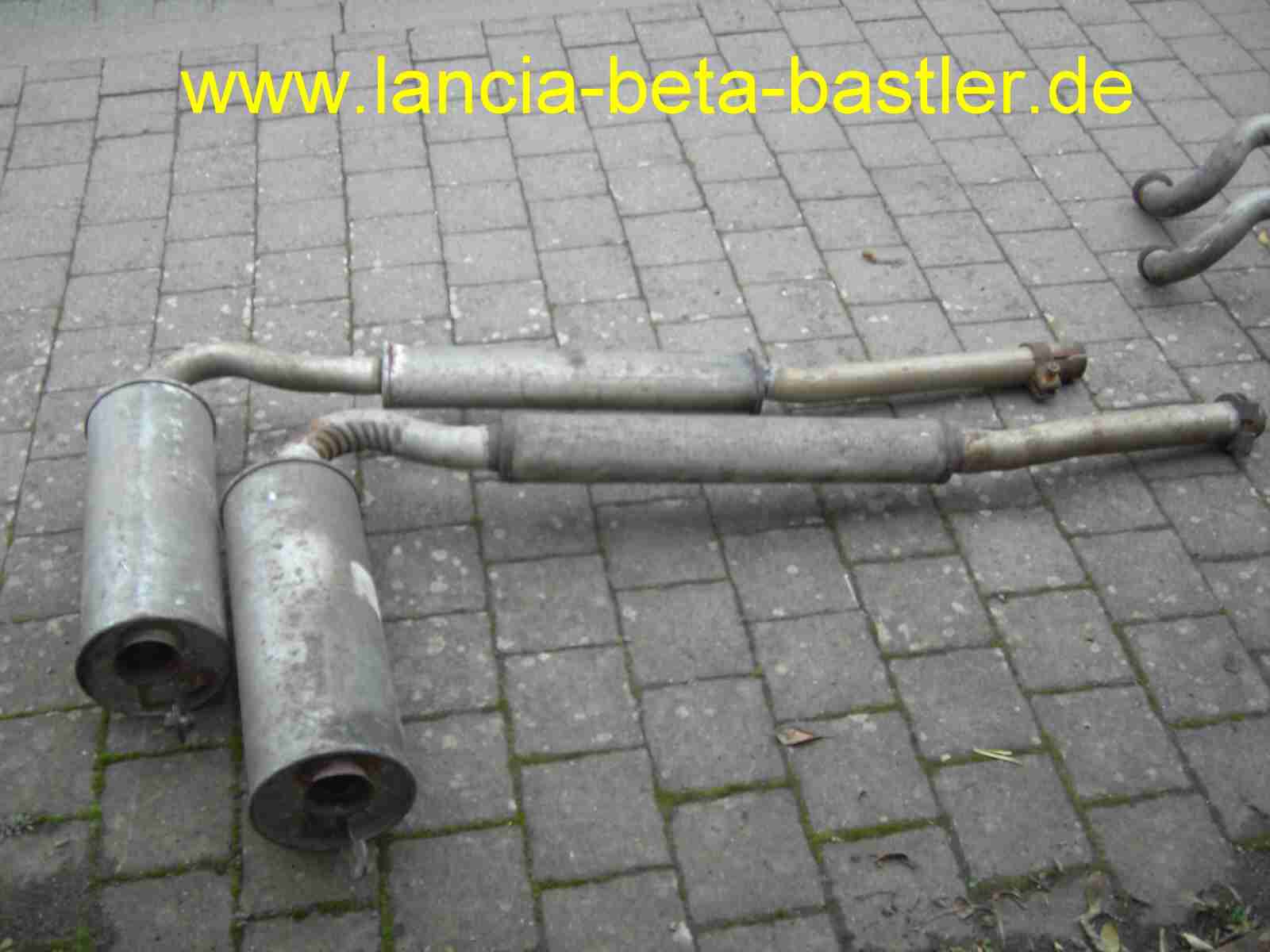 Lancia Beta Mitteltopf Auspuff 2 Lancia Beta Mitteltopf Auspuff 2