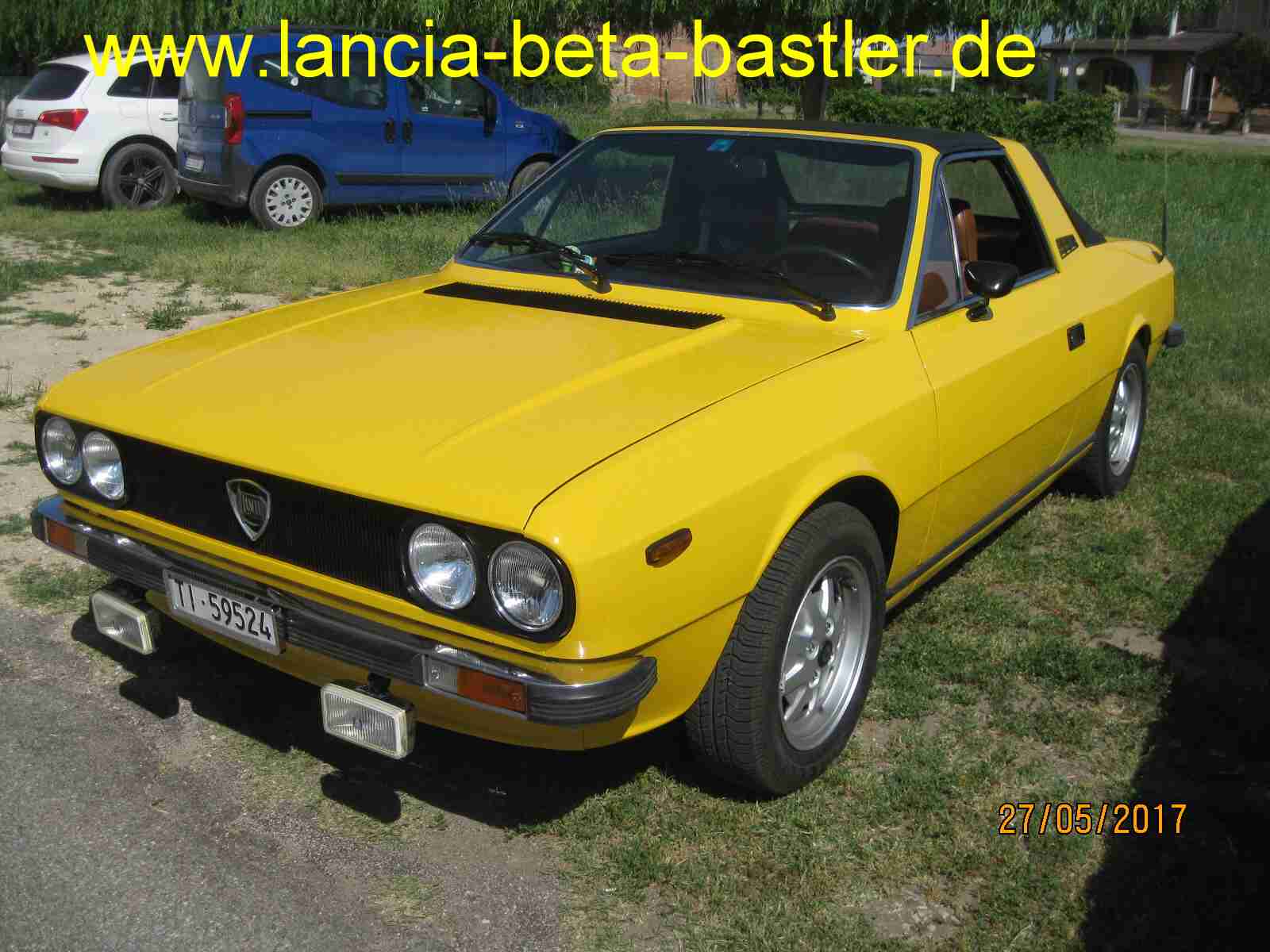Lancia Beta Spider gelb Lancia Beta Spider gelb