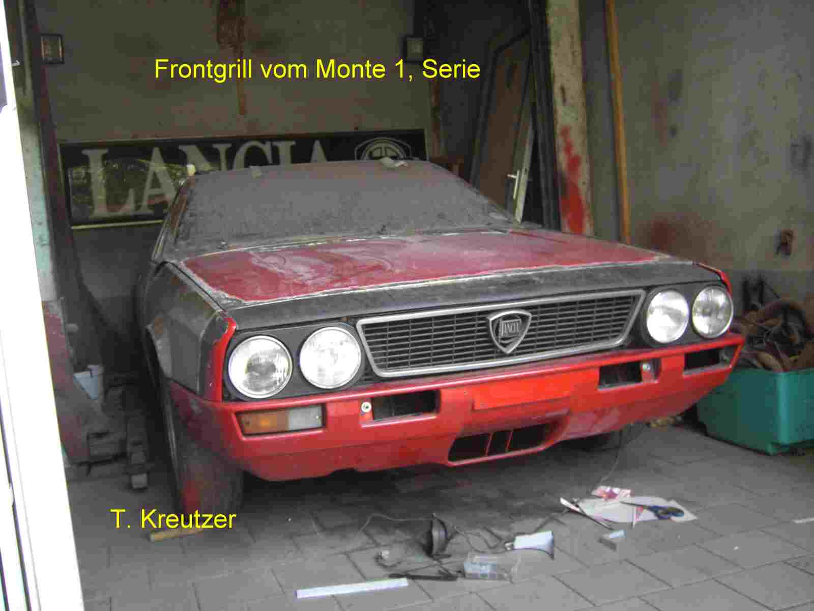 Lancia Montecarlo Turbo Frontmaske Lancia Montecarlo Turbo Frontmaske