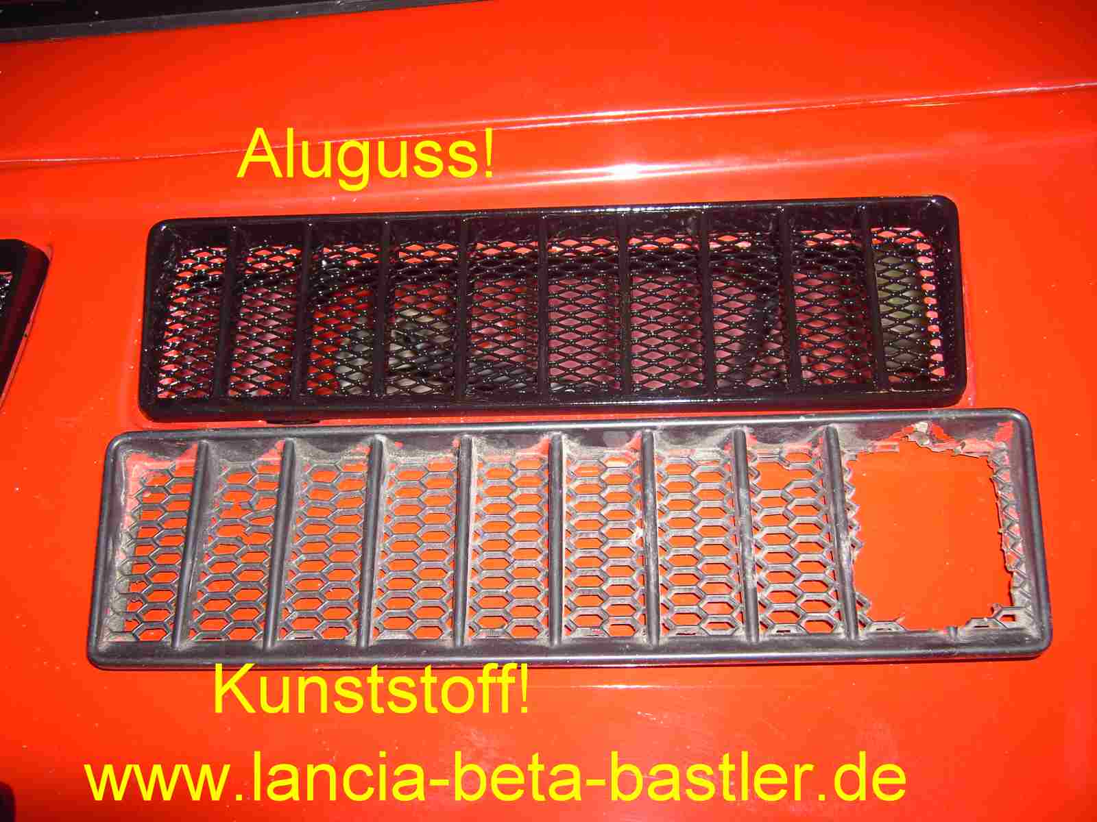 Lüftungsgitter Lancia Montecarlo Lüftungsgitter Lancia Montecarlo