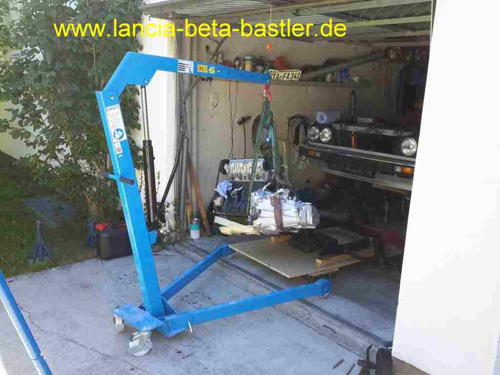Motor am Kran Motor am Kran