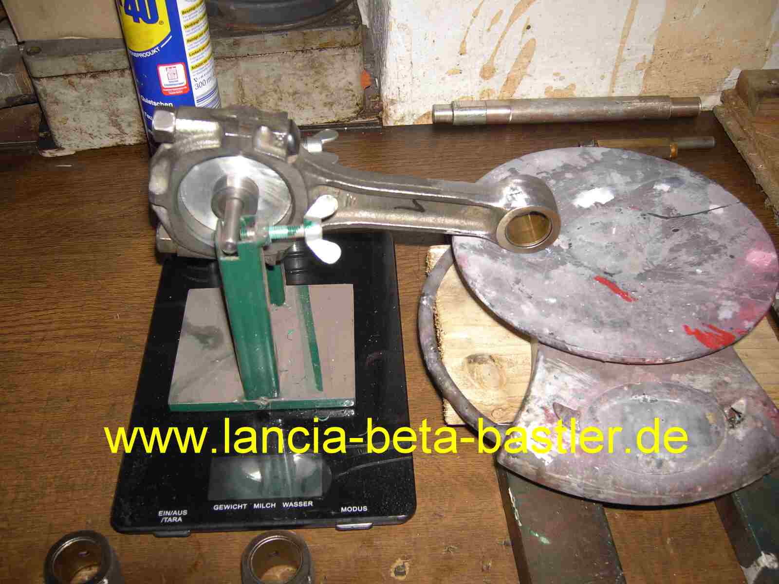 Pleuel auswiegen Fiat 124 Pleuel auswiegen Fiat 124