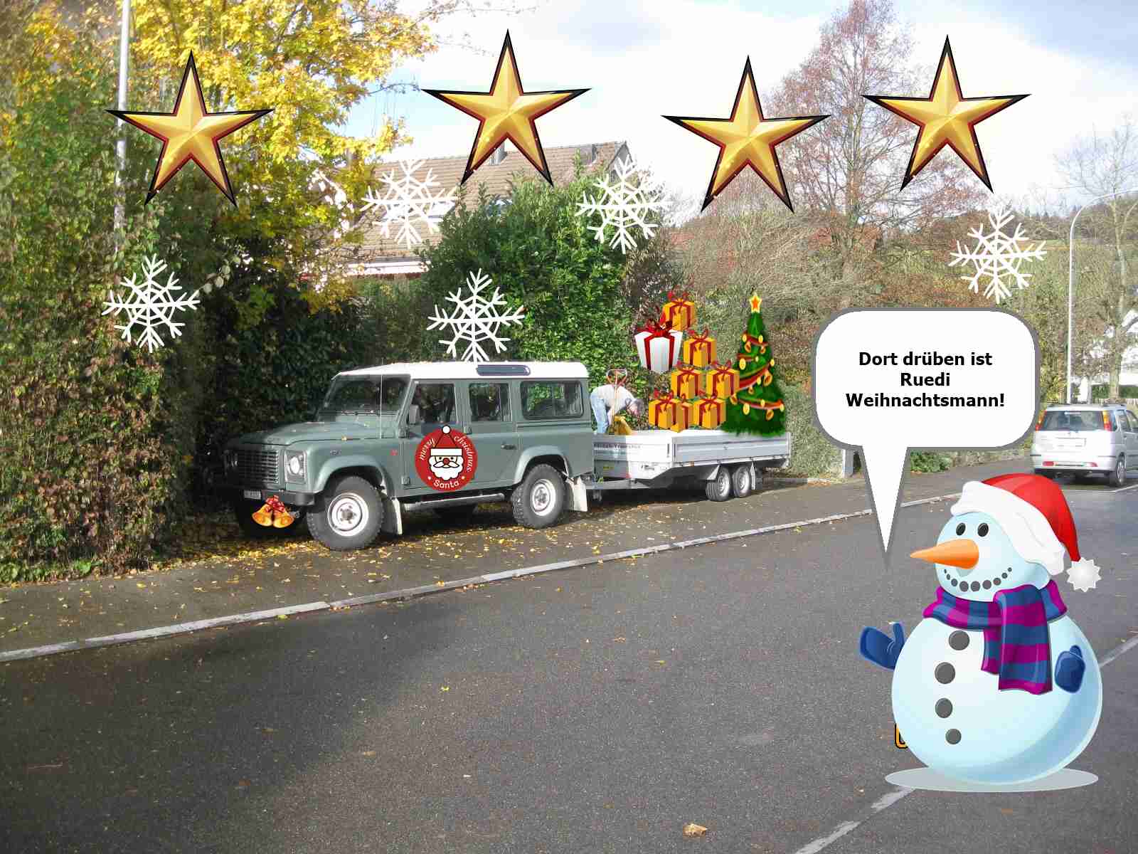 Ruedi Weihnachtsmann läd auf Ruedi Weihnachtsmann läd auf