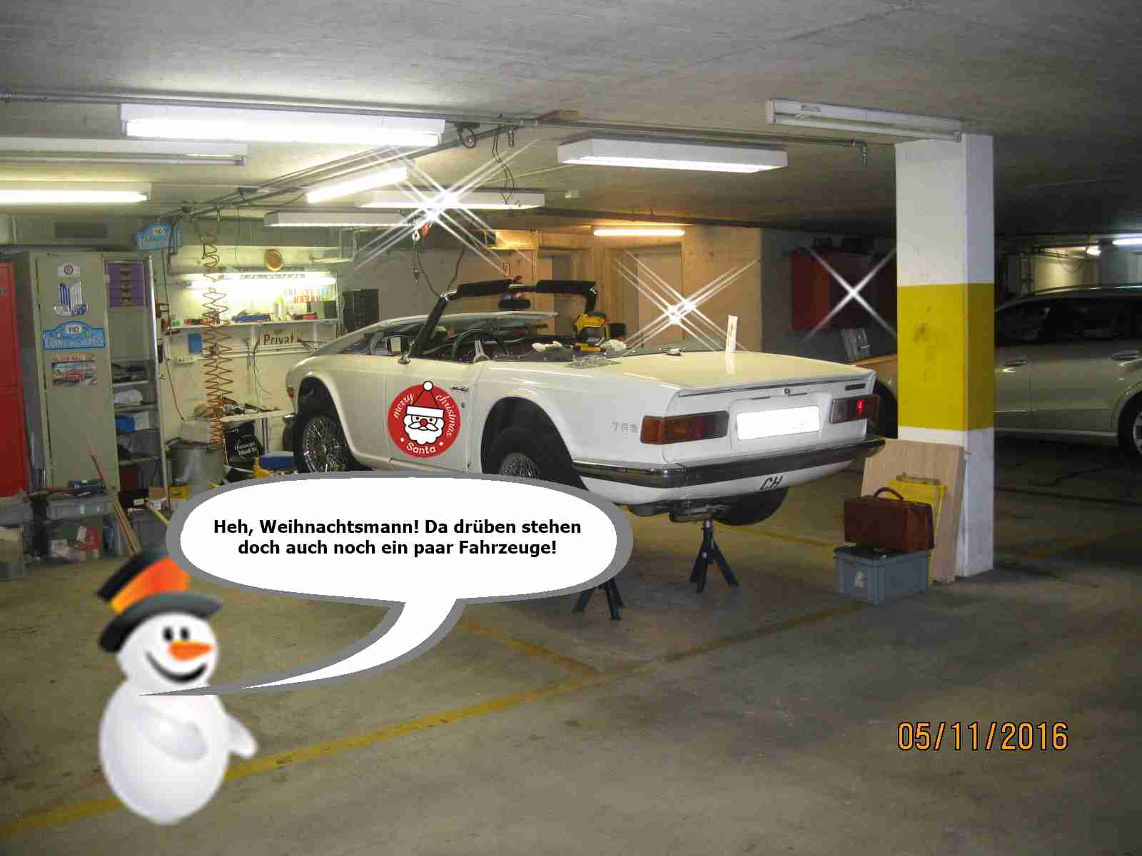 Schneemann gibt Ratschlag Schneemann gibt Ratschlag
