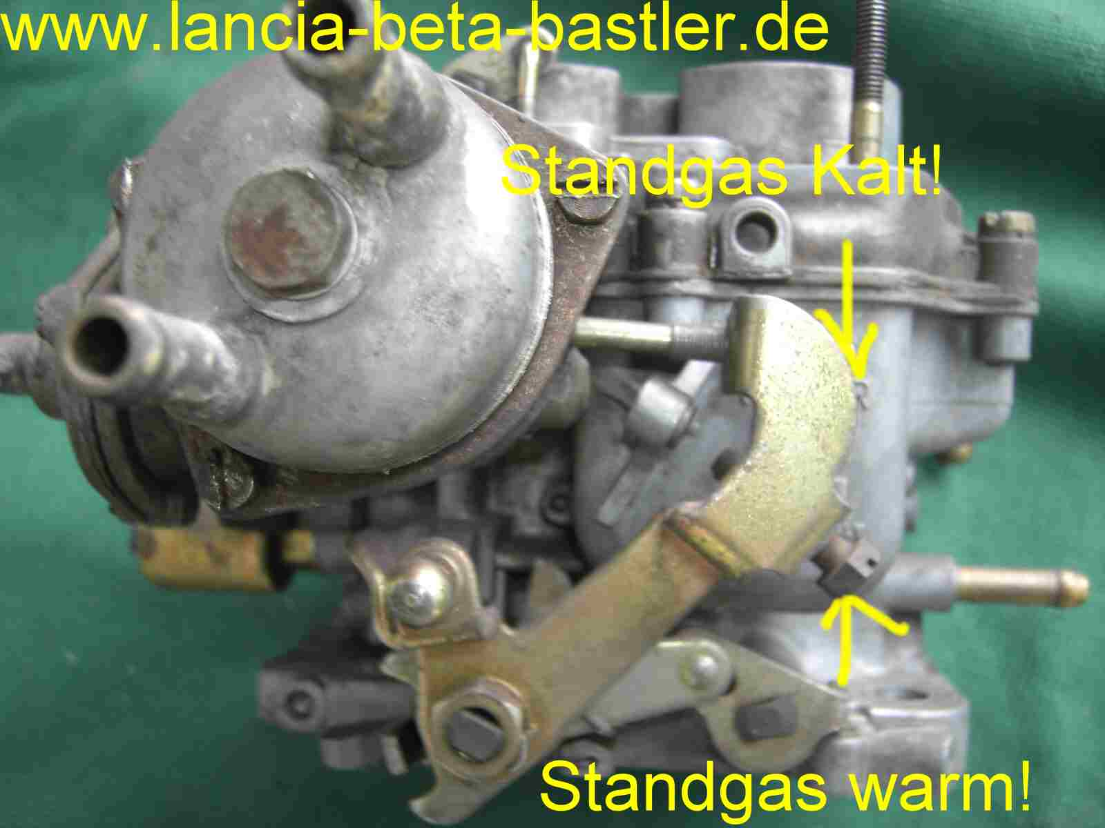 Standgas warm und kalt