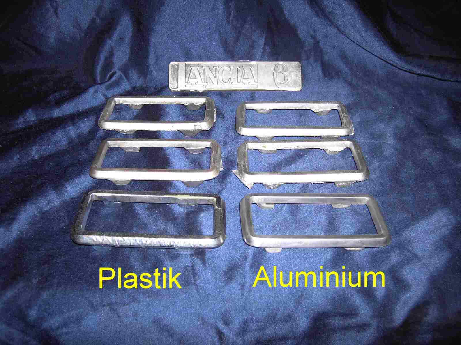 Türgriffrahmen aus Aluminium für Lancia Beta Türgriffrahmen aus Aluminium für Lancia Beta