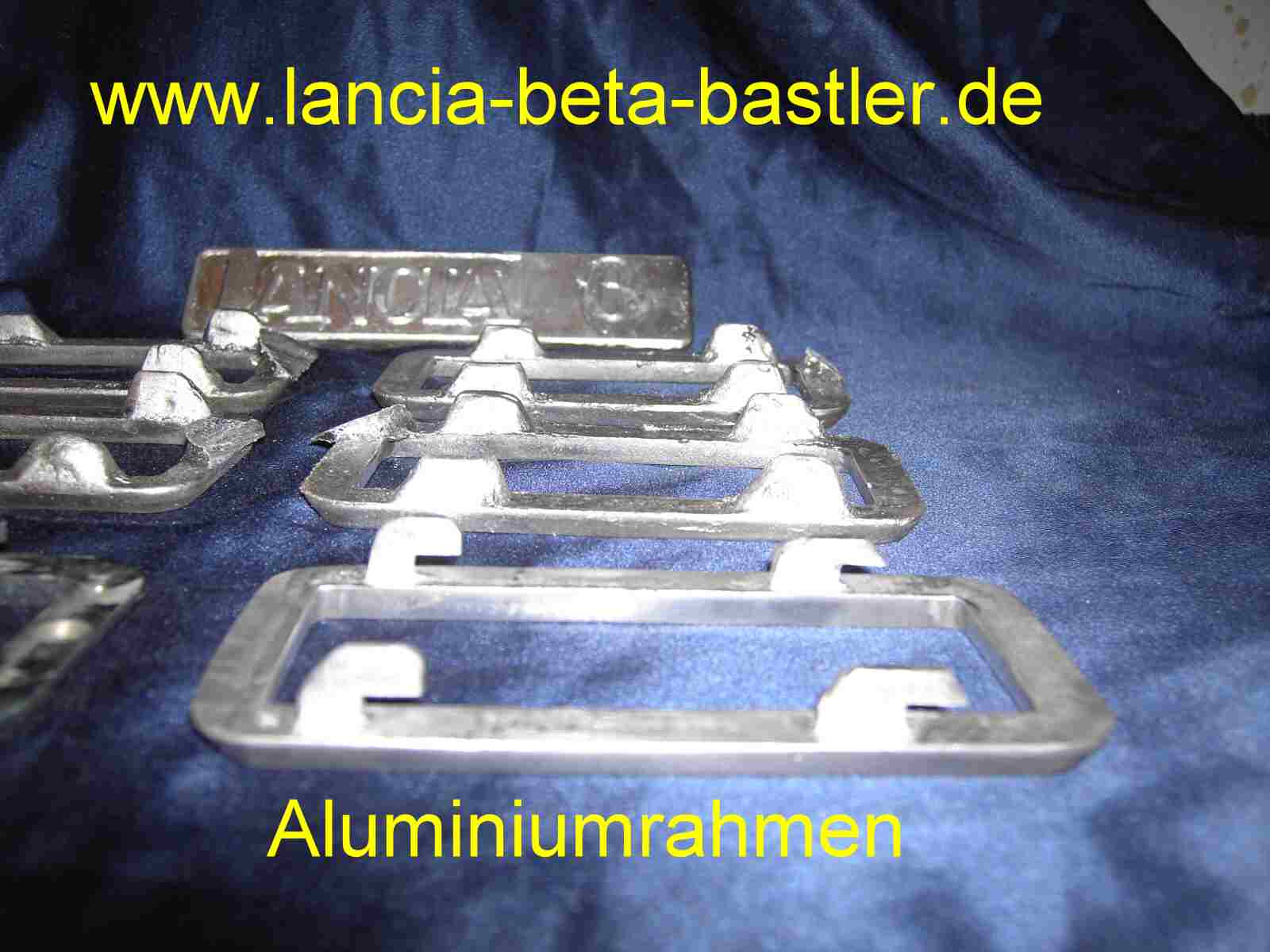 Türgriffrahmen aus Aluminium für Lancia Beta 3 Türgriffrahmen aus Aluminium für Lancia Beta 3