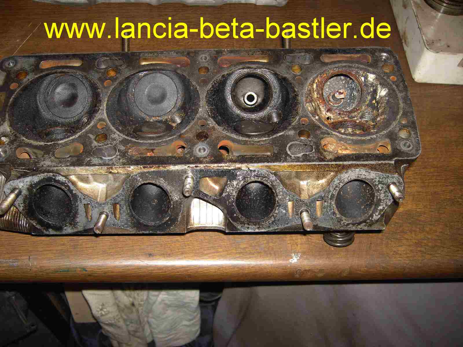 Zylinderkopfschaden Lancia Beta