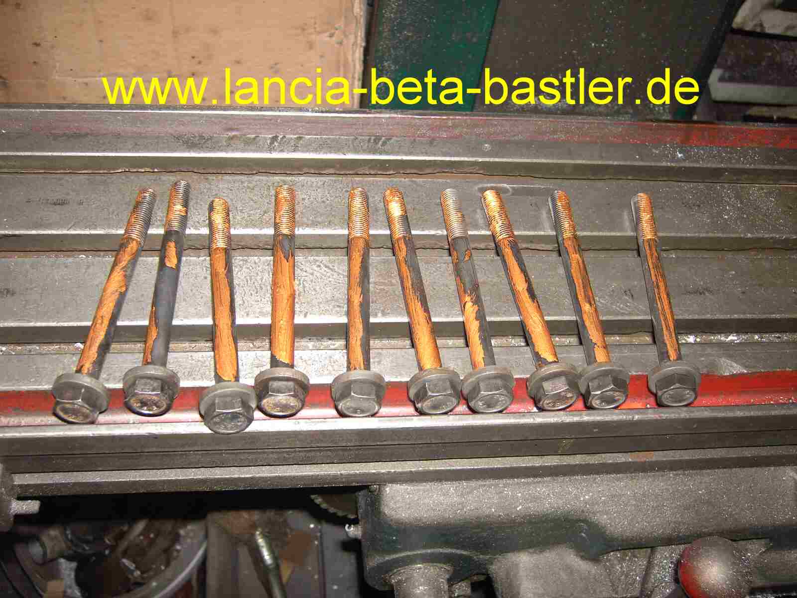 Zylinderkopfschrauben Fiat 124 Spider Zylinderkopfschrauben Fiat 124 Spider