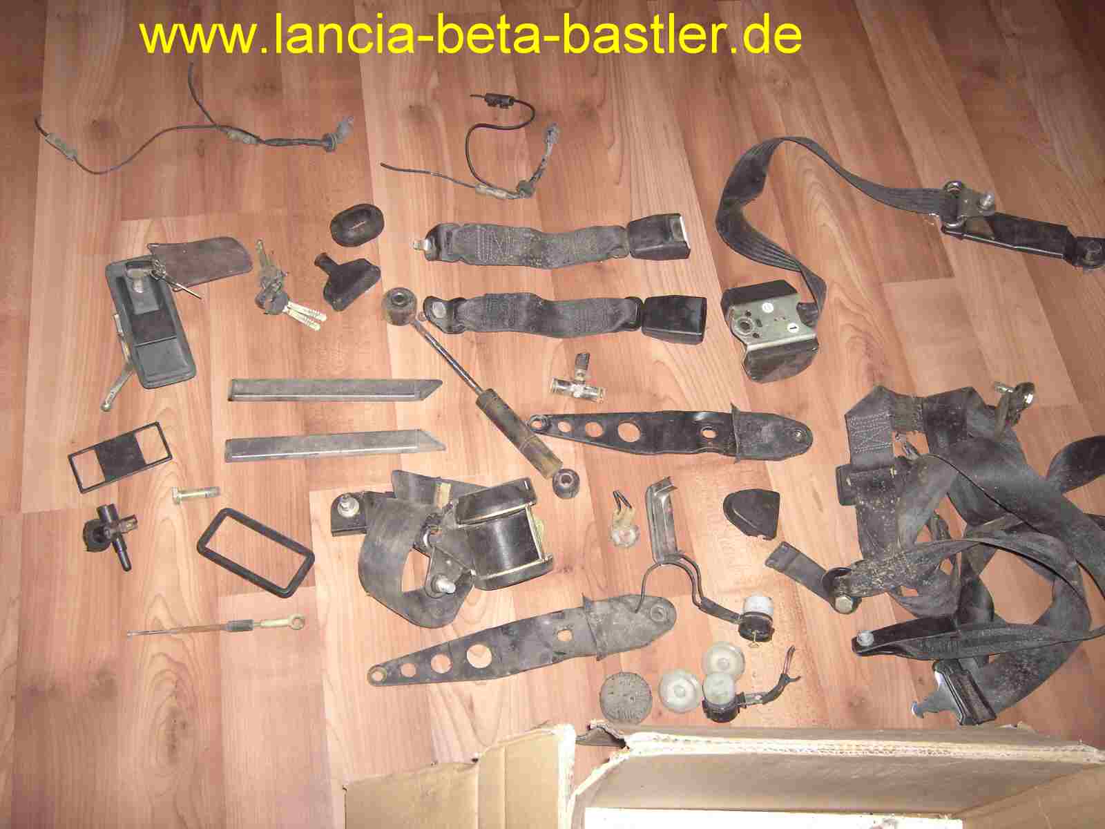 kleinteile Lancia Beta aus Kiste kleinteile Lancia Beta aus Kiste