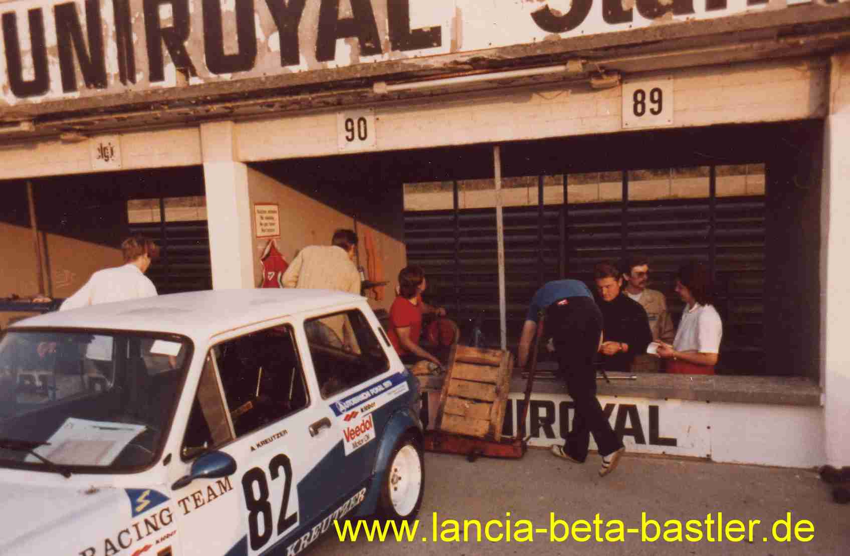 Hannes in der Box Nrburgring