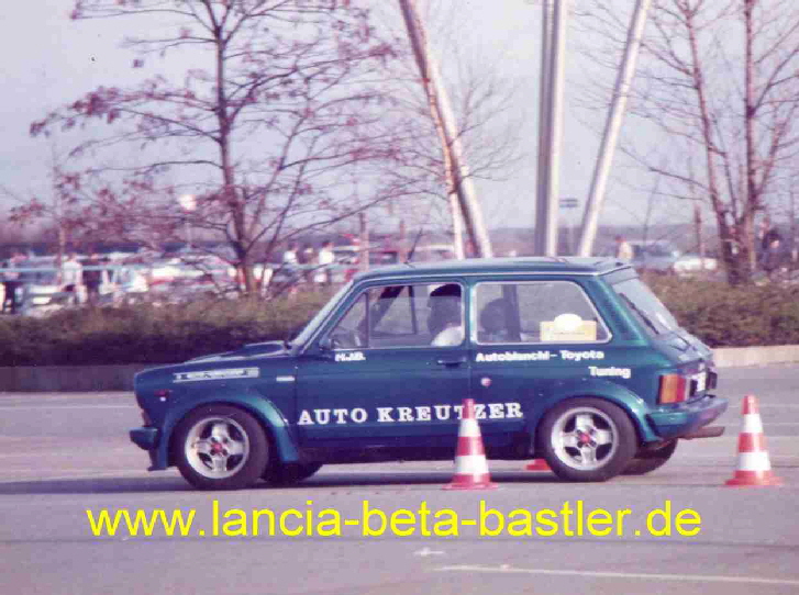 Hannes Slalom Autobianchi A112 blau